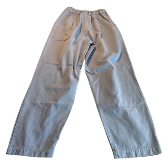 NWOT Big Bud Press Organic Cotton Twill Trousers Blue Size XS